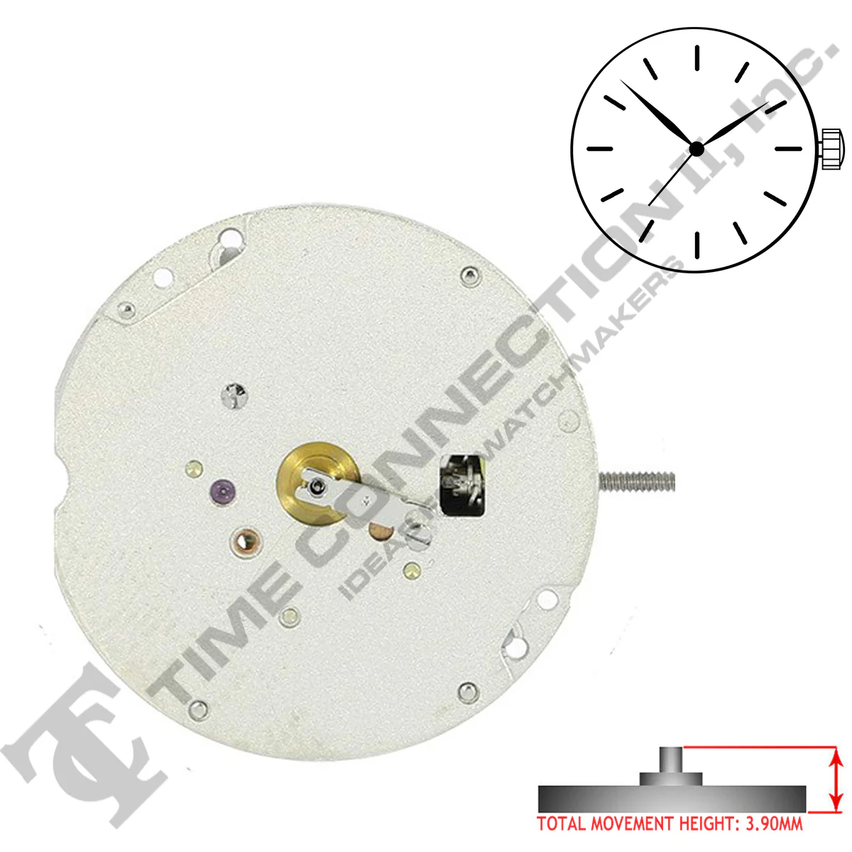 Harley Ronda 783 3 Hands Quartz Movement Ht. 3.90MM - Image 2