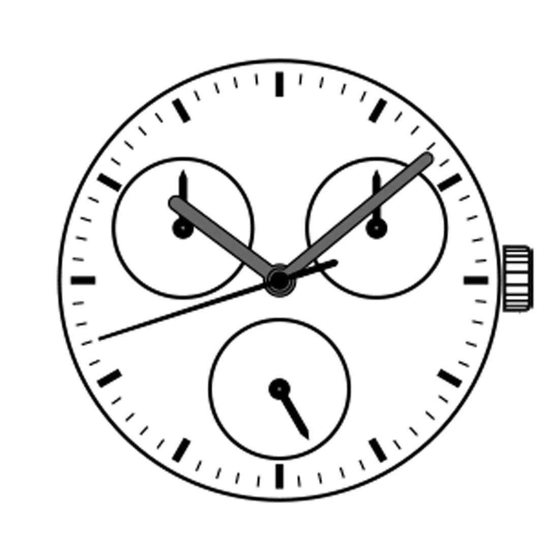 Seiko SII VH68 Japan Quartz Movement - Image 2