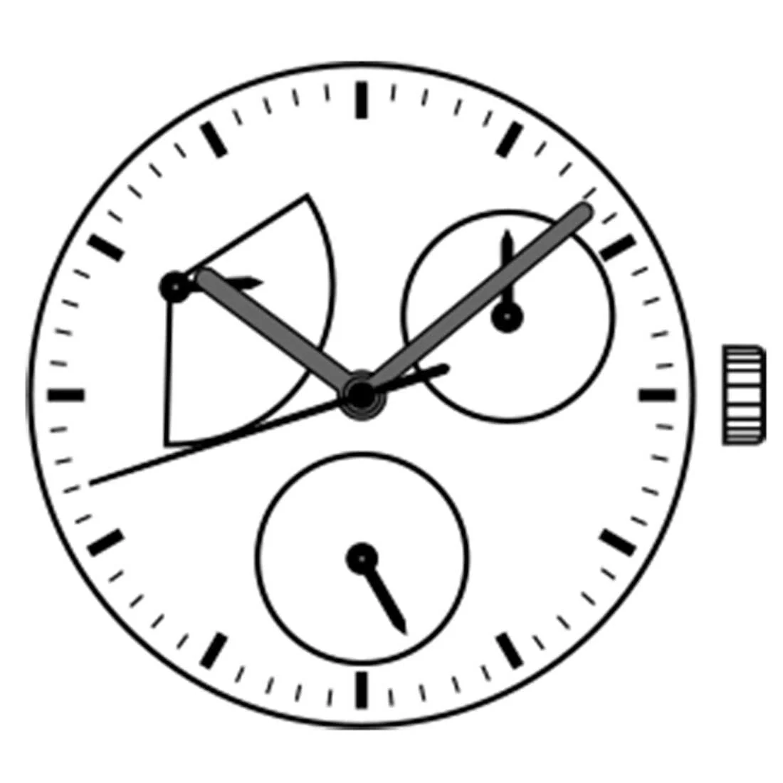 Seiko SII VH88 3 Hands Japan Quartz Movement - Image 2