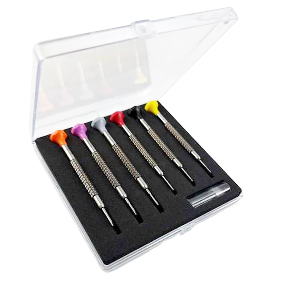 Set of 6 Screwdrivers with Spare Blade & Acrylic Container - Image 4