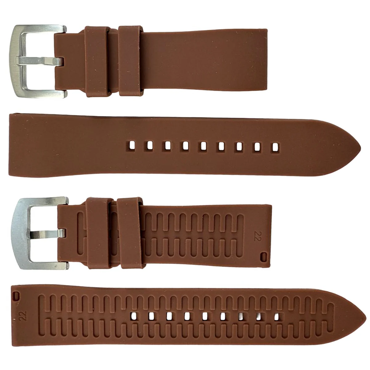 Silicone Quick Release Compatible Fashion Straps for Popular Watches (22mm) - Image 6