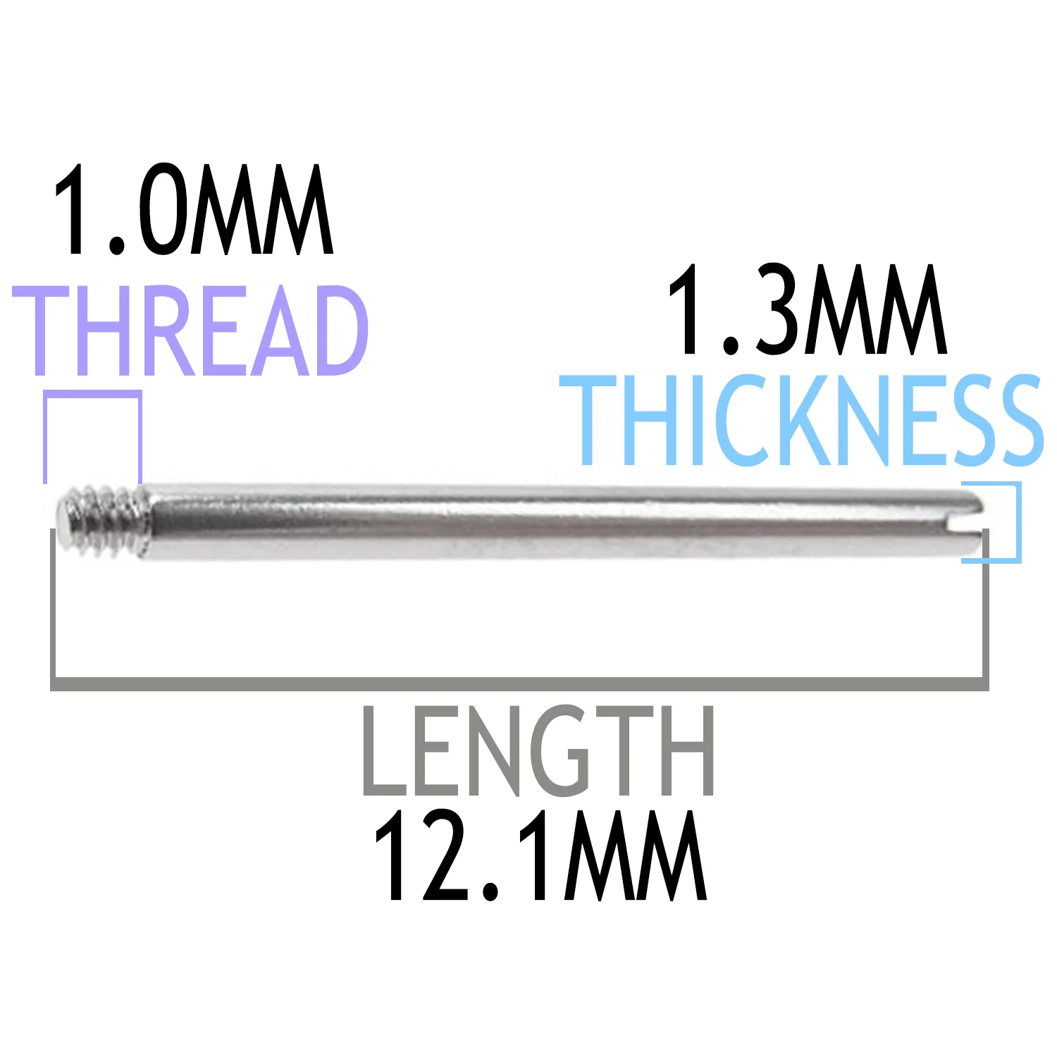 Stainless Steel Metal Band Screws for Rolex Bands (Refills) - Image 4