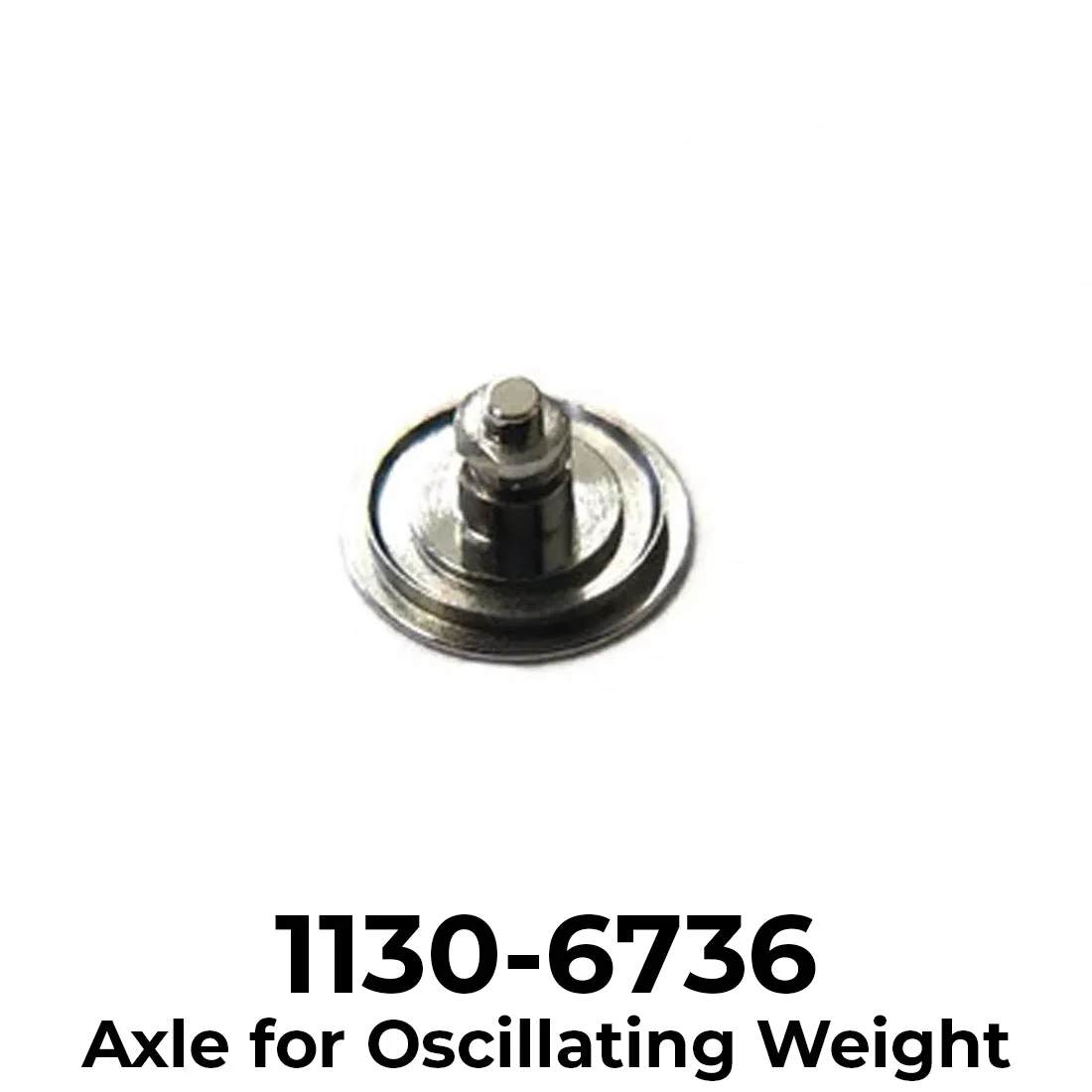 Rolex 1130-6736 Axle for Oscillating Weight, High Quality Swiss