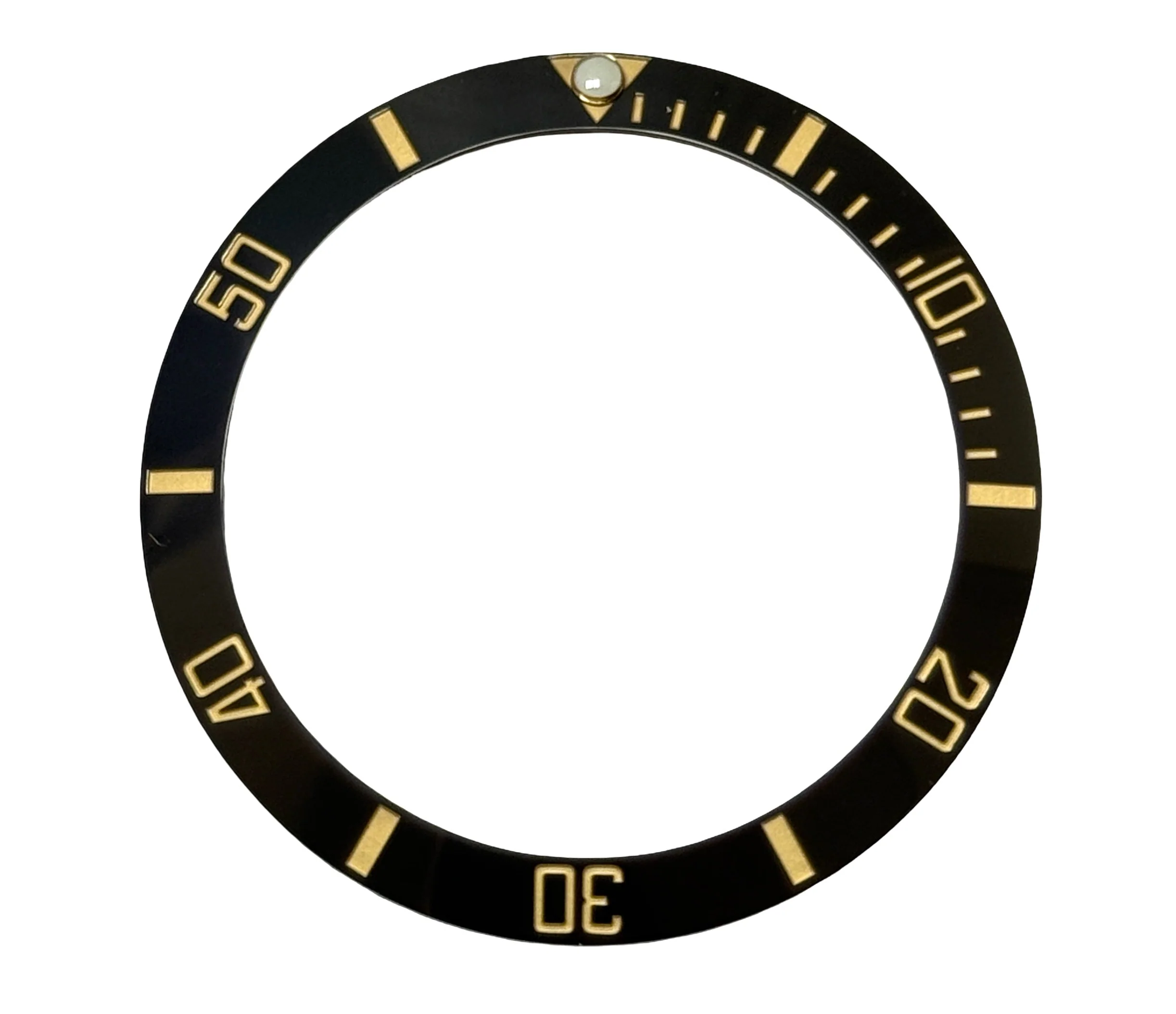 Swiss Quality 315-116613LN Bezel Insert (Black/Gold) to Fit Rolex SUB Sapphire Model
