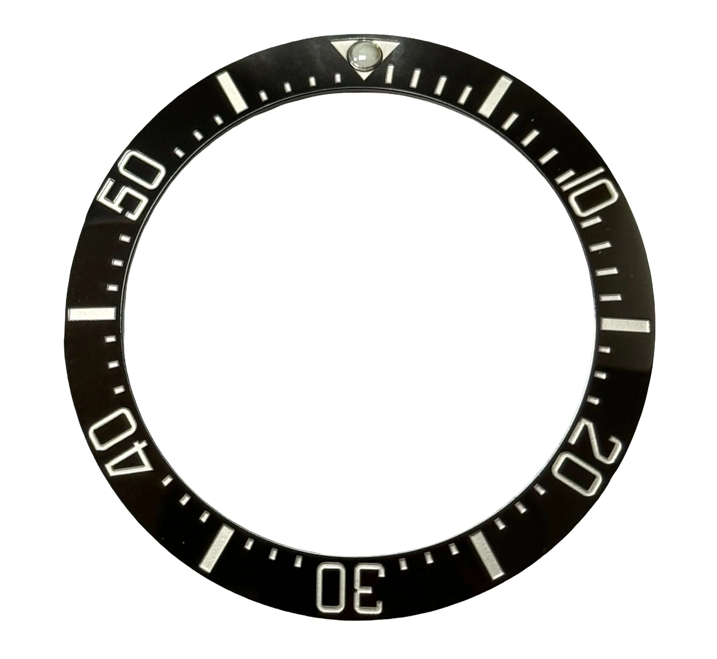Swiss Quality 315-126600LN Bezel Insert (Black/Silver) to Fit Rolex Deepsea Sapphire Model