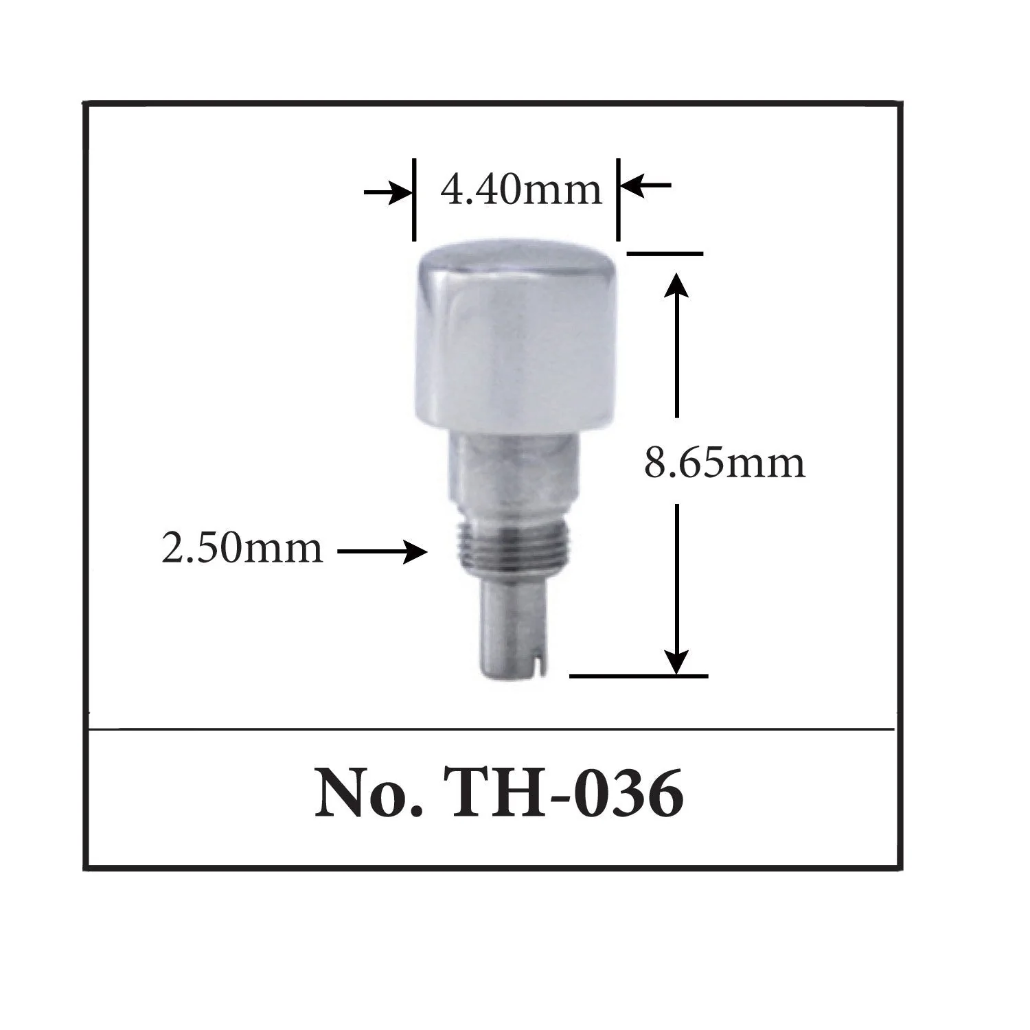 TH-036, Generic Pusher for TAG. (4.40mm x 8.65mm x 2.50mm)