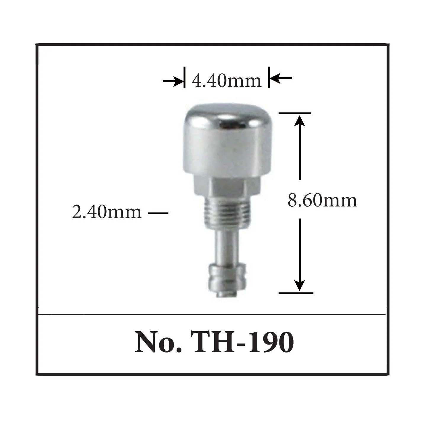 TH-190, Generic Pusher for TAG. (4.40mm x 8.40mm x 2.40mm)