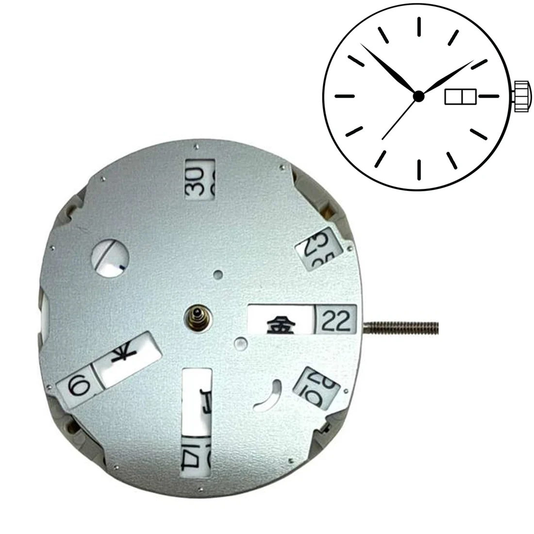 TIMEX M903 3 Hands Quartz Movement - Image 2