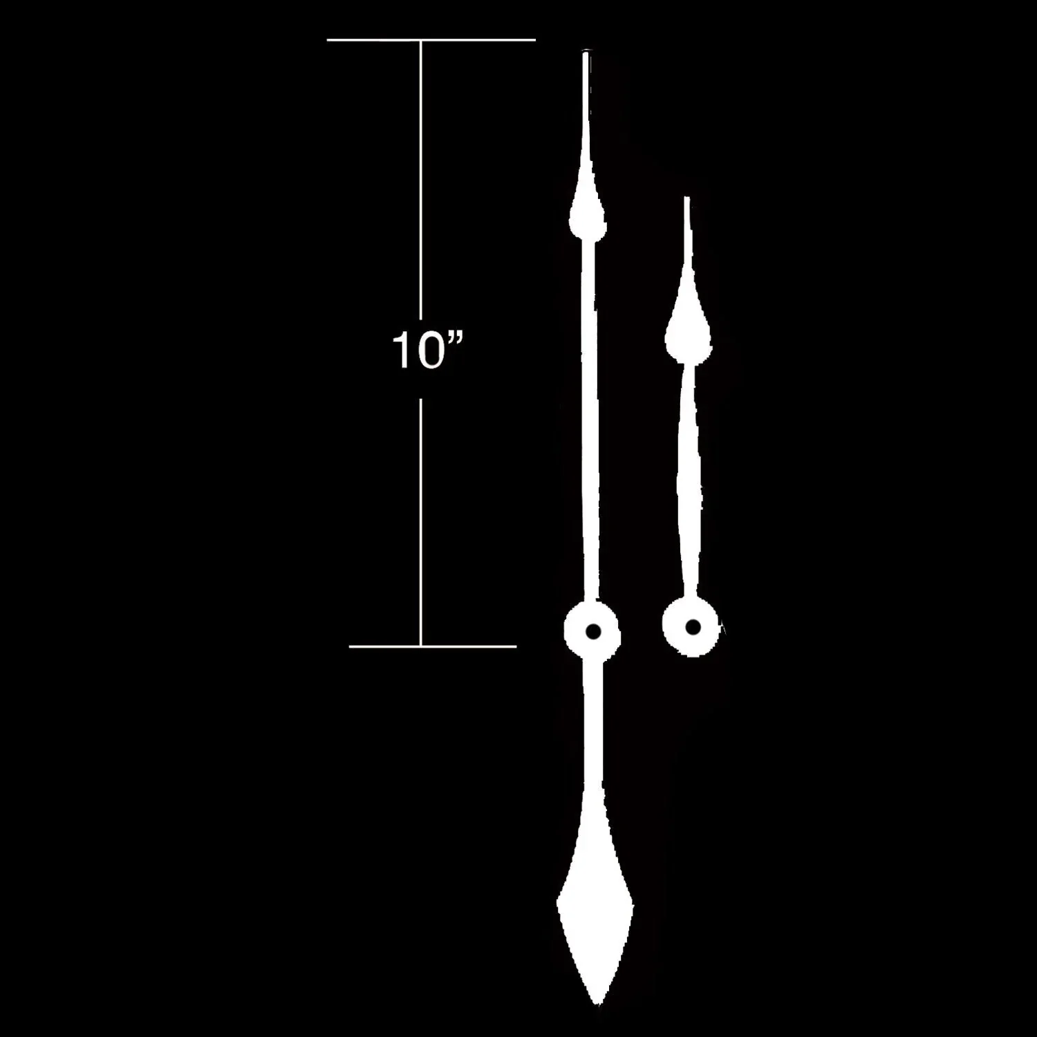 USA Made Large Hour & Minute High-Torque Hands for Popular Quartz Movements - Image 2
