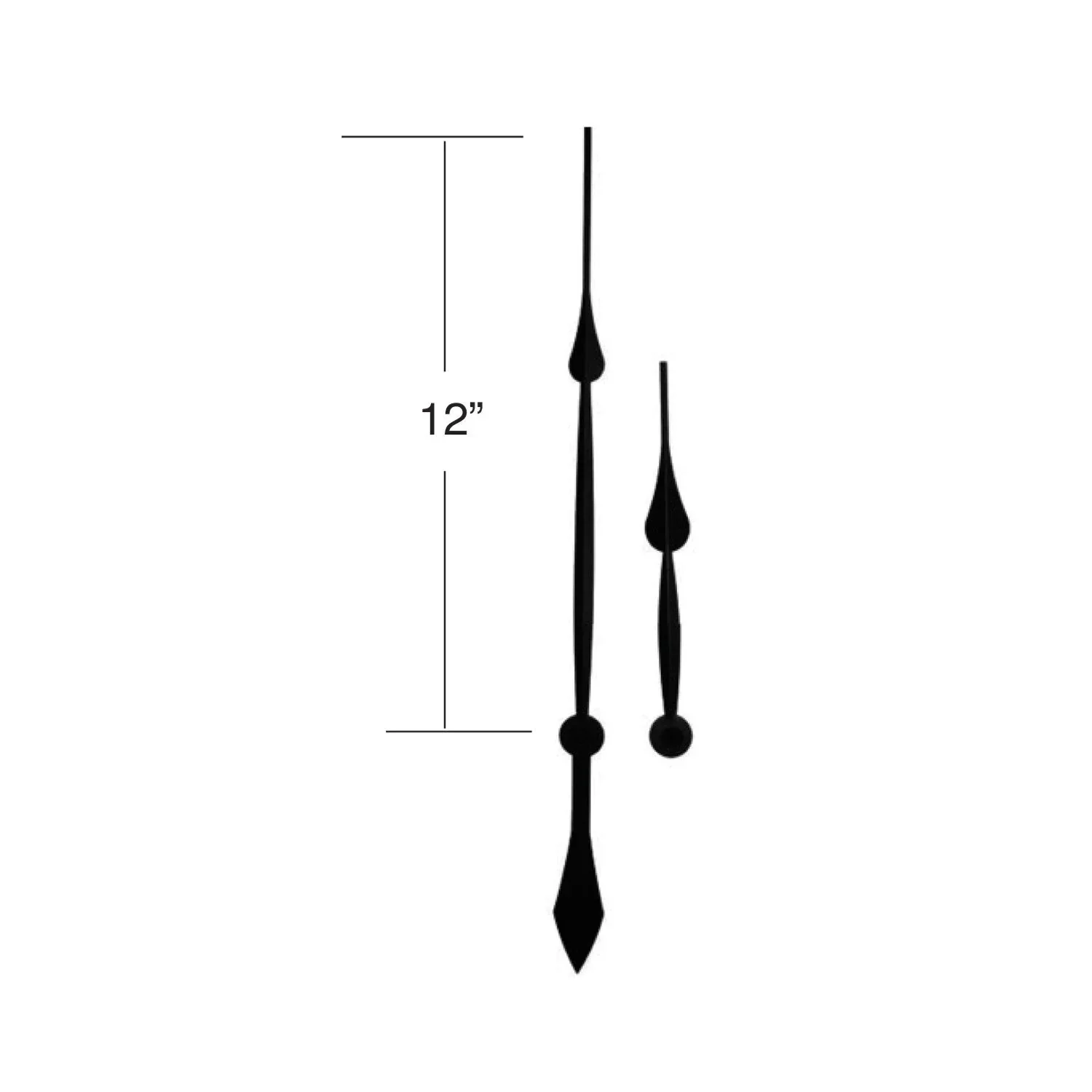 USA Made Large Hour & Minute High-Torque Hands for Popular Quartz Movements - Image 3