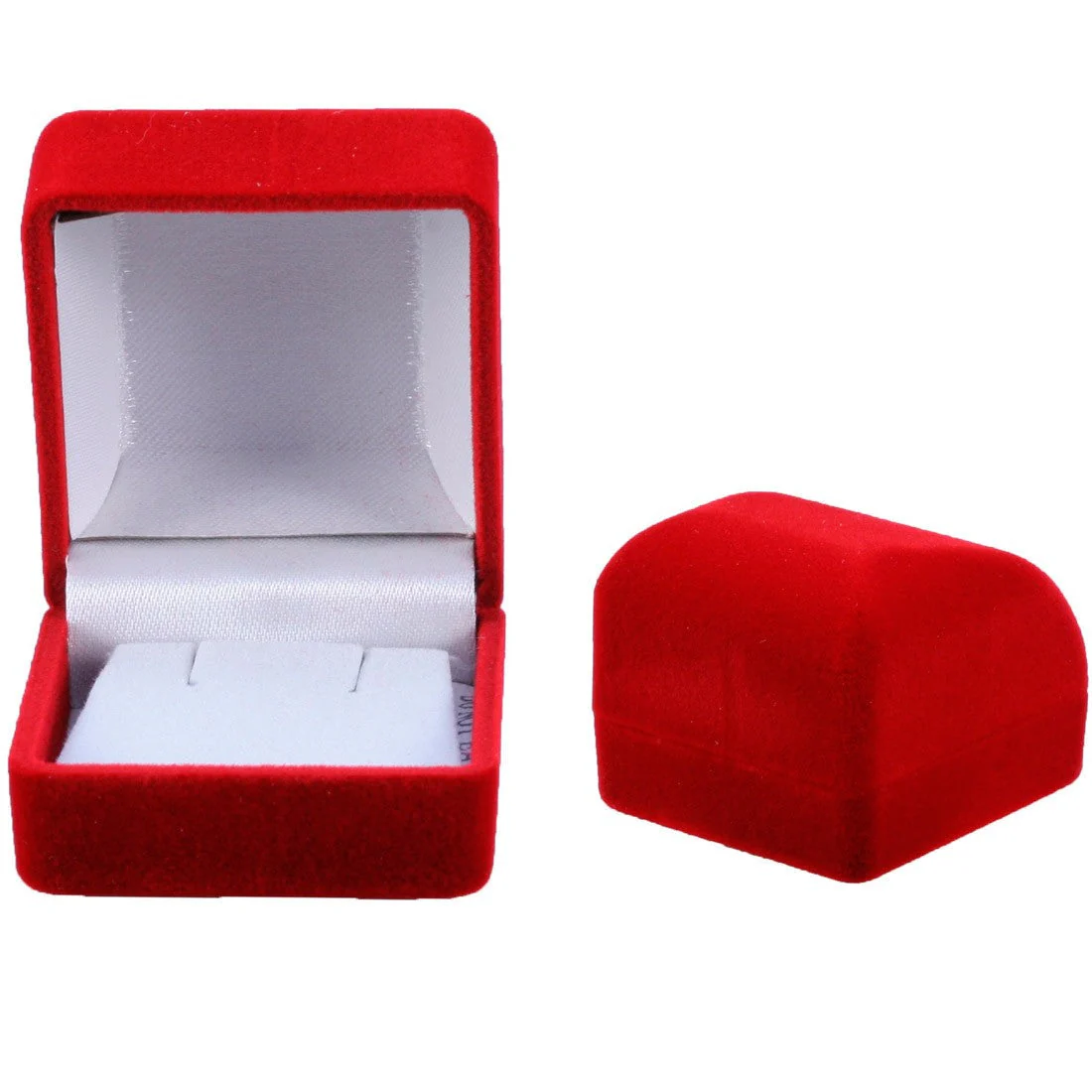 Velvet Flocked Earring Boxes-Small Square (1 Dozen) - Image 3