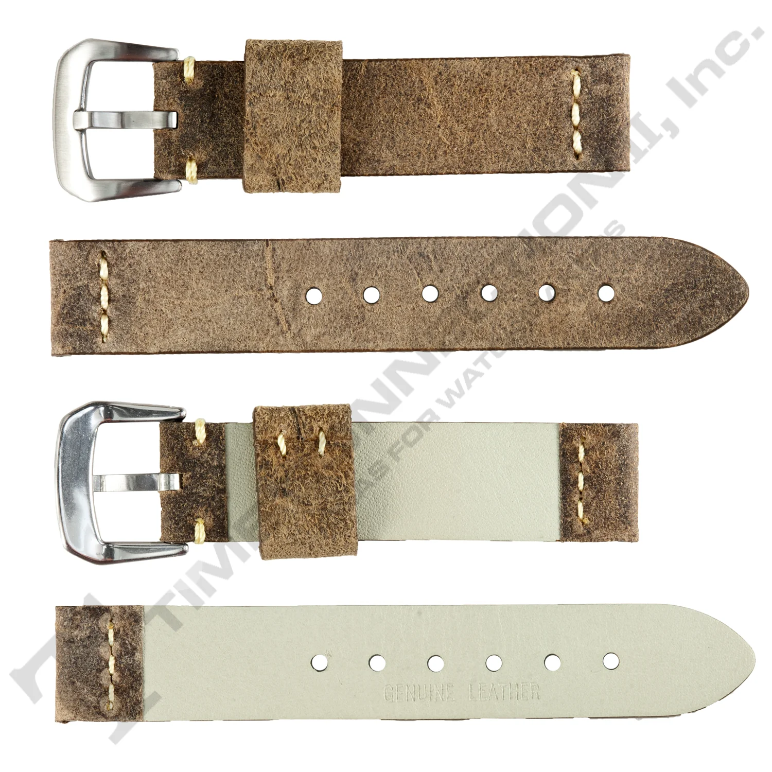 VSB No. 310 Vintage Watch Straps with Hand-Sewn Stitching (20mm) - Image 3