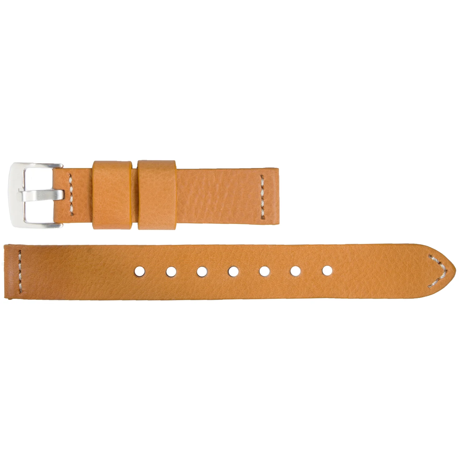 VSB No. 400 Genuine Leather Watch Straps with Hand-Sewn Stitching (20 - 24mm) - Image 2