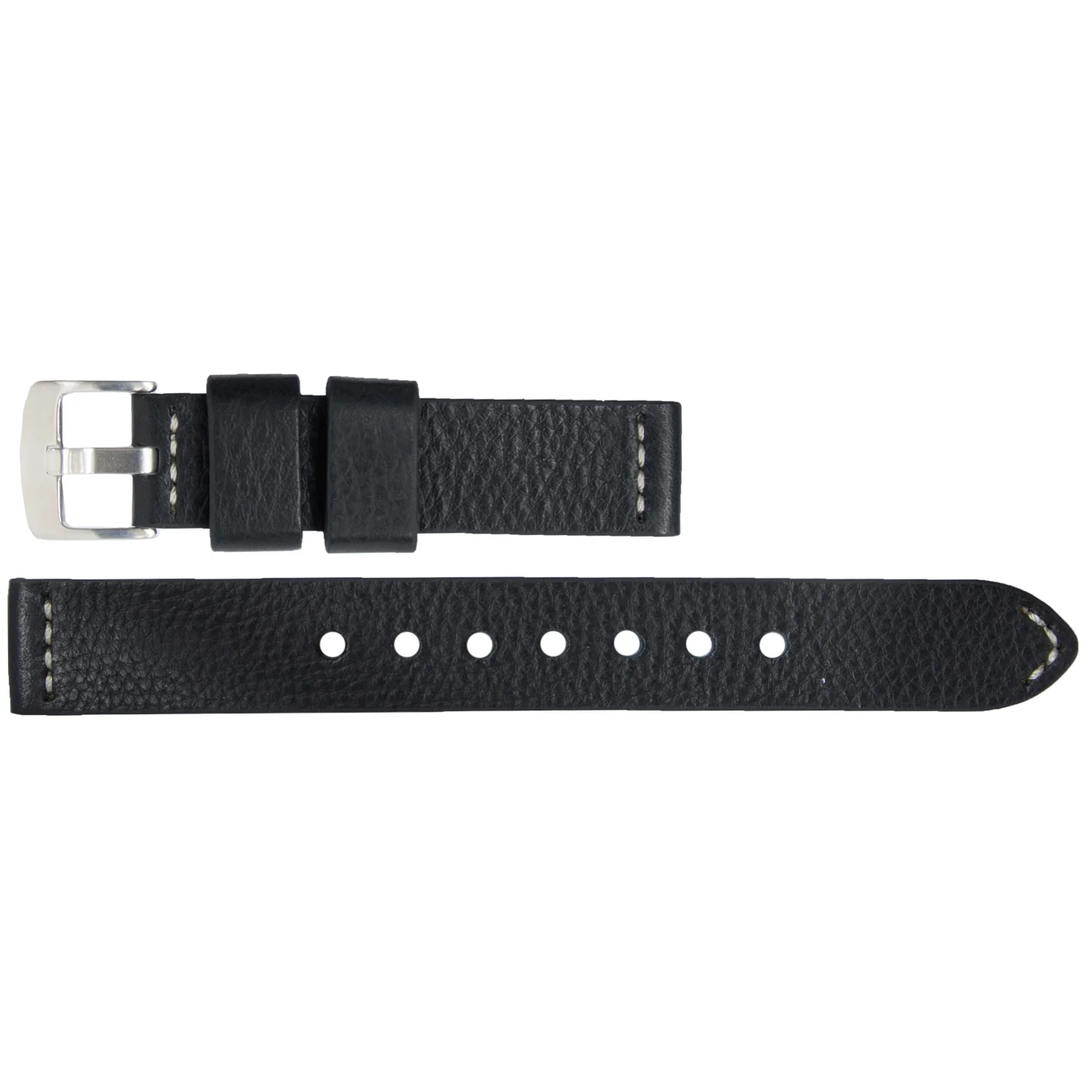 VSB No. 400 Genuine Leather Watch Straps with Hand-Sewn Stitching (20 - 24mm) - Image 3