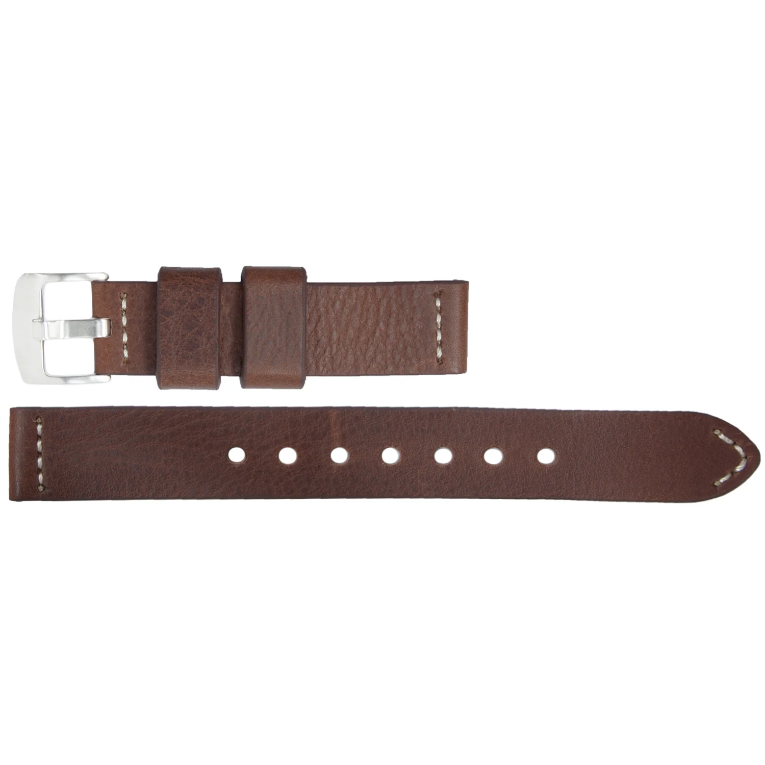VSB No. 400 Genuine Leather Watch Straps with Hand-Sewn Stitching (20 - 24mm) - Image 4