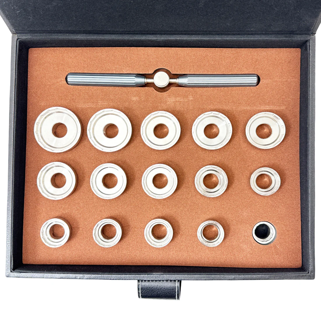 Watch Case Back Bottle Opener Kit For Breitling Removal Tool Kit with 15 Dies - Image 2