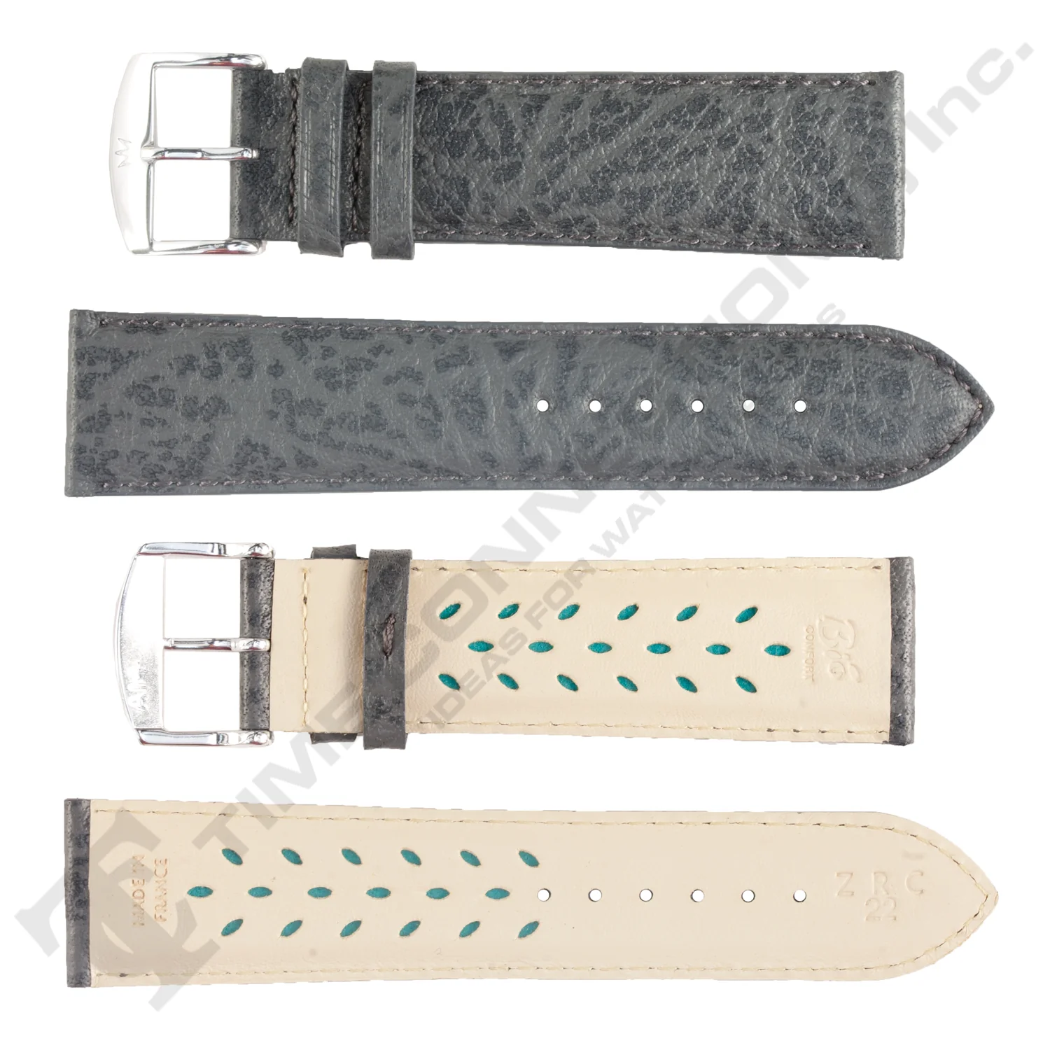 ROCHET ZRC No. 502 Buffalo Grain Fine Leather Aerocomfort Straps (10mm~22mm) - Image 3