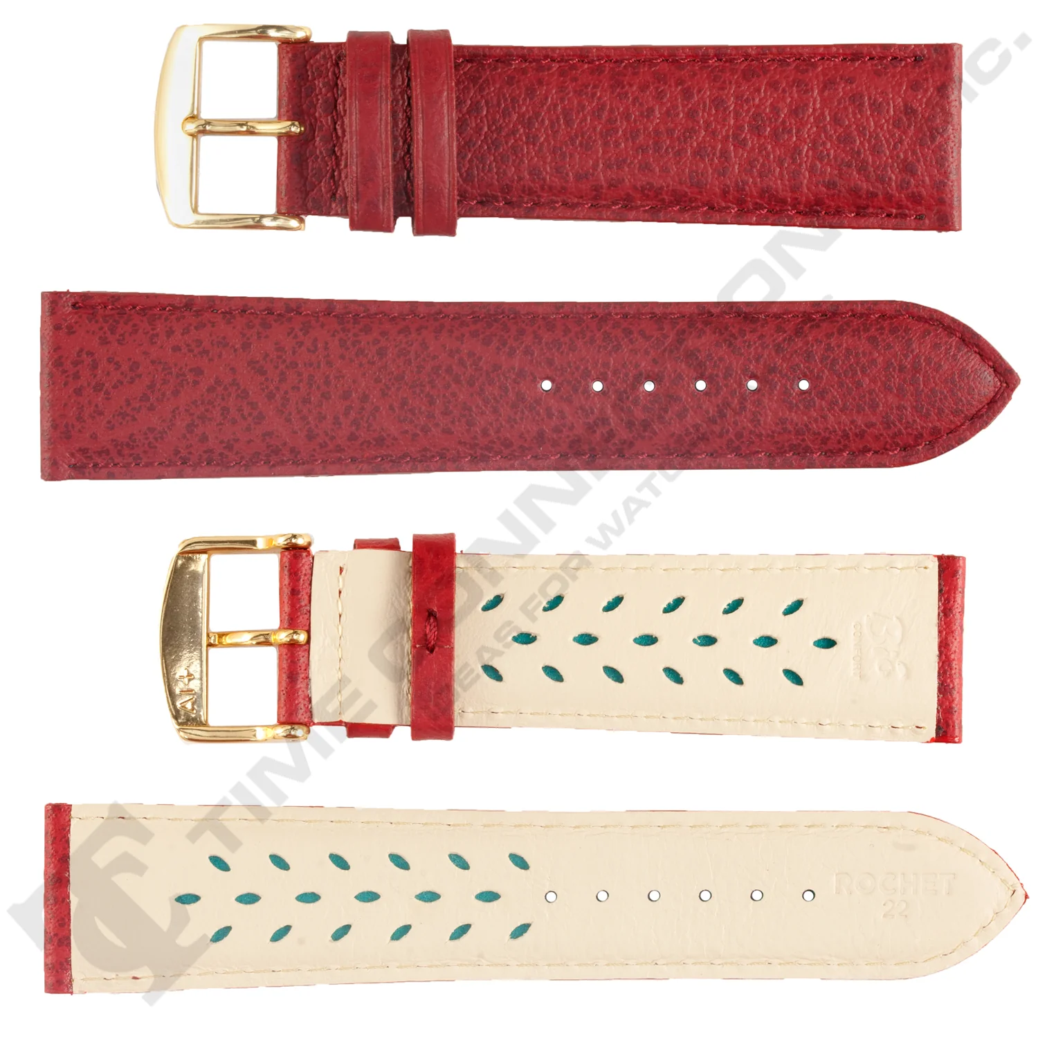 ROCHET ZRC No. 502 Buffalo Grain Fine Leather Aerocomfort Straps (10mm~22mm) - Image 6