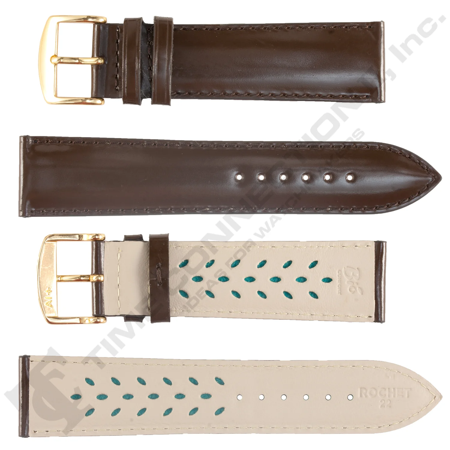 ROCHET ZRC No. 503 Calfskin Grain Fine Leather Aerocomfort Straps (6mm~24mm) - Image 3