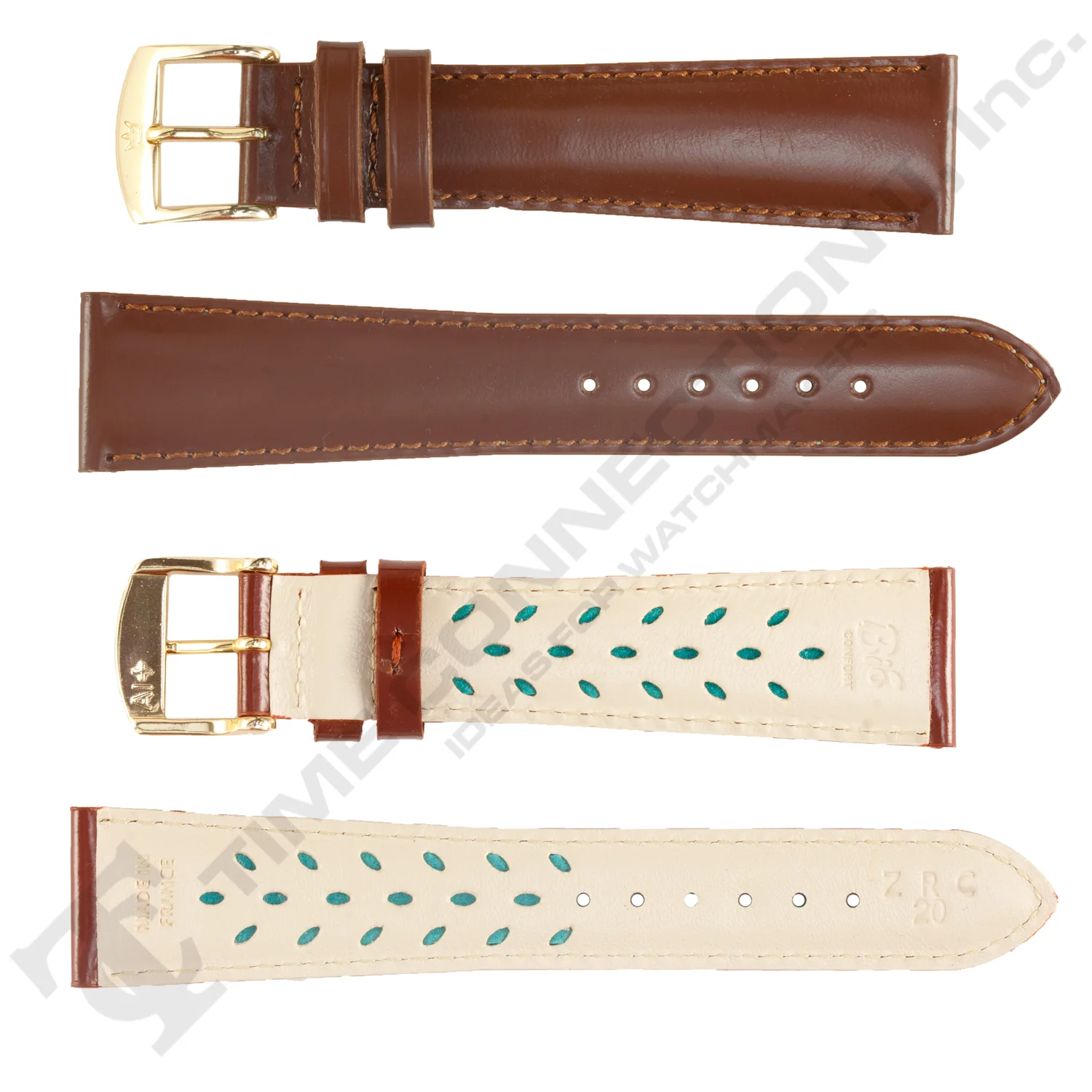 ROCHET ZRC No. 503 Calfskin Grain Fine Leather Aerocomfort Straps (6mm~24mm) - Image 5