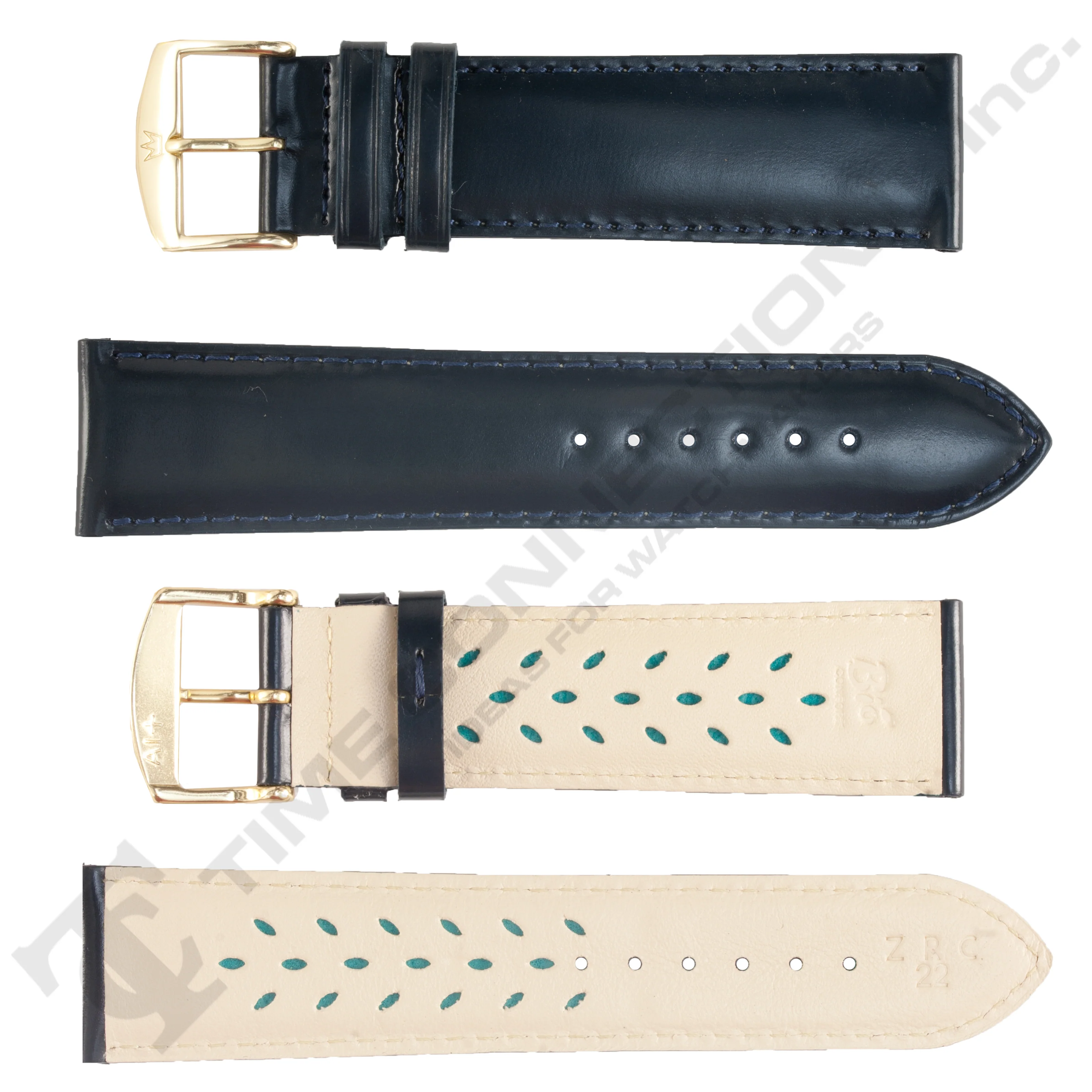 ROCHET ZRC No. 503 Calfskin Grain Fine Leather Aerocomfort Straps (6mm~24mm) - Image 6