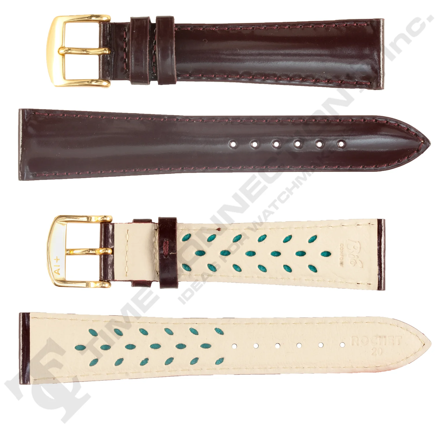 ROCHET ZRC No. 503 Calfskin Grain Fine Leather Aerocomfort Straps (6mm~24mm) - Image 8