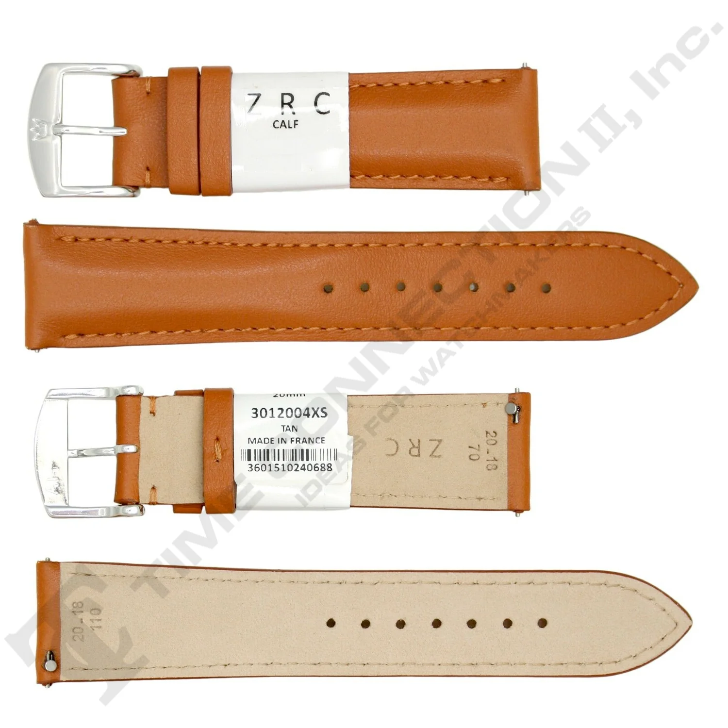ROCHET ZRC No. 301 Calfskin Grain Fine Leather Quick Release SHORT Straps (12mm~22mm) - Image 5