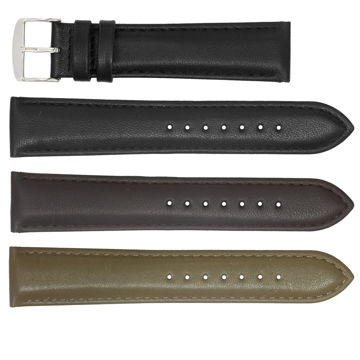 ROCHET ZRC No. 633 Lamb Padded Fine Leather Straps (12mm~24mm)