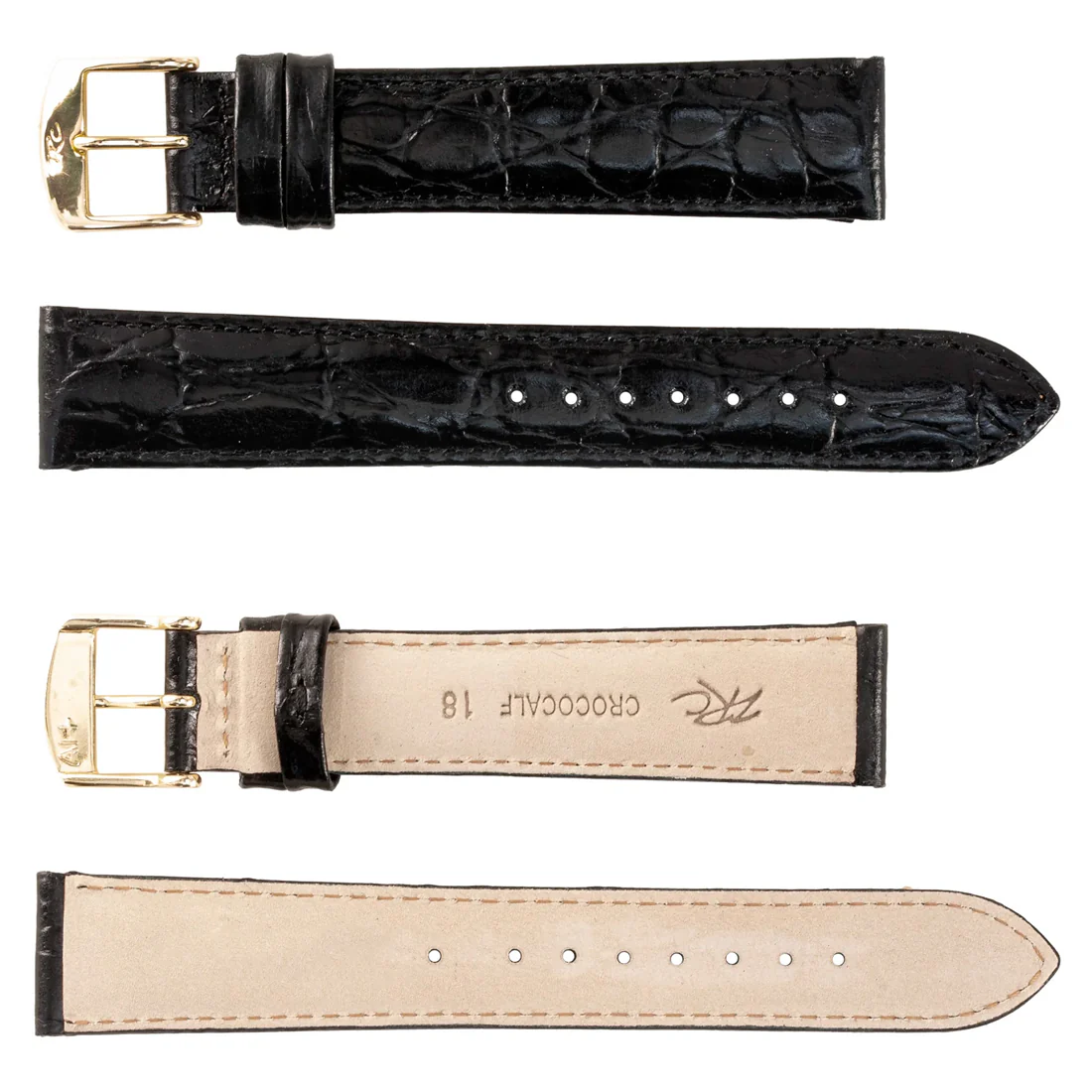 ROCHET ZRC No. 639 Crocodile Grain Fine Leather Straps (10mm~22mm) - Image 2