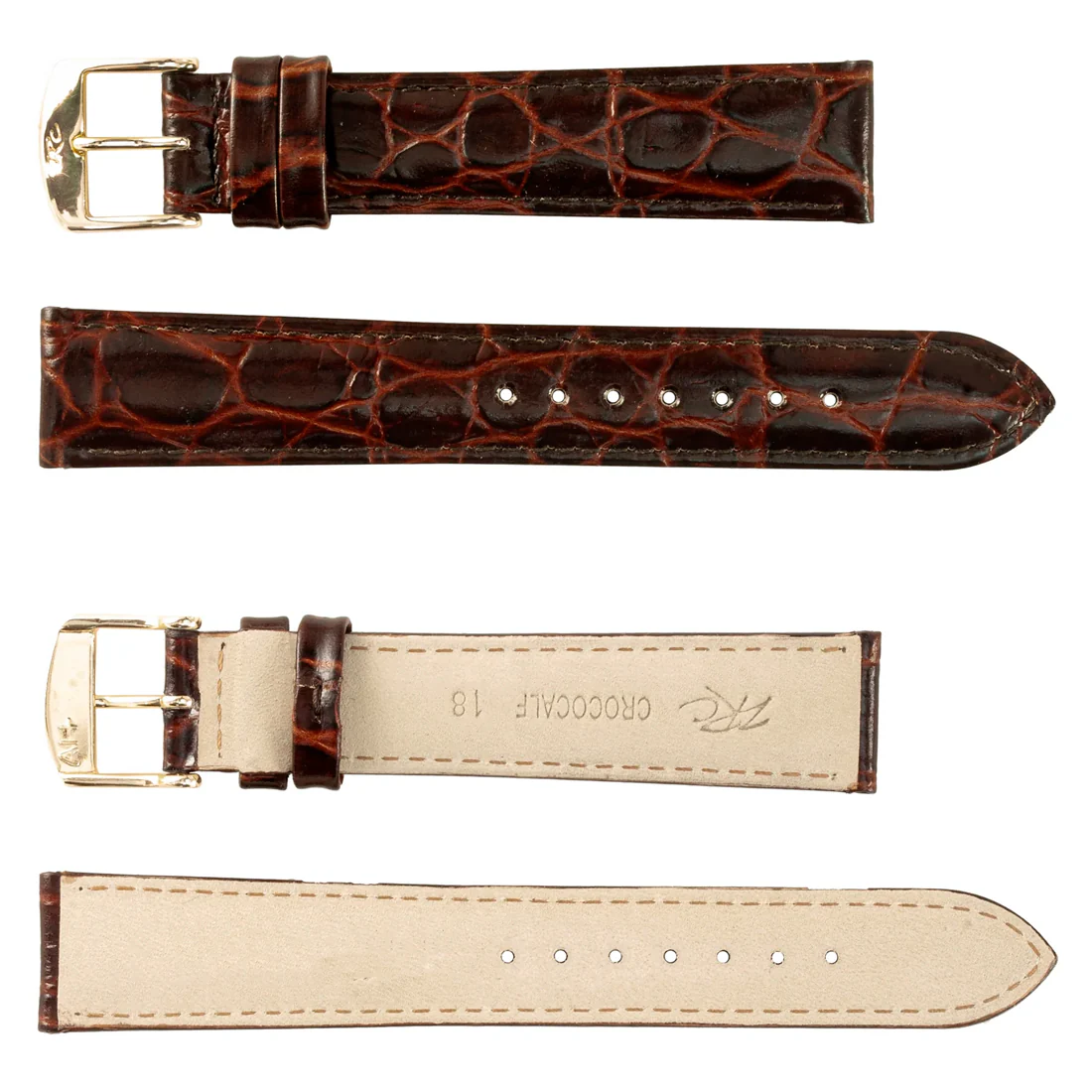 ROCHET ZRC No. 639 Crocodile Grain Fine Leather Straps (10mm~22mm) - Image 3