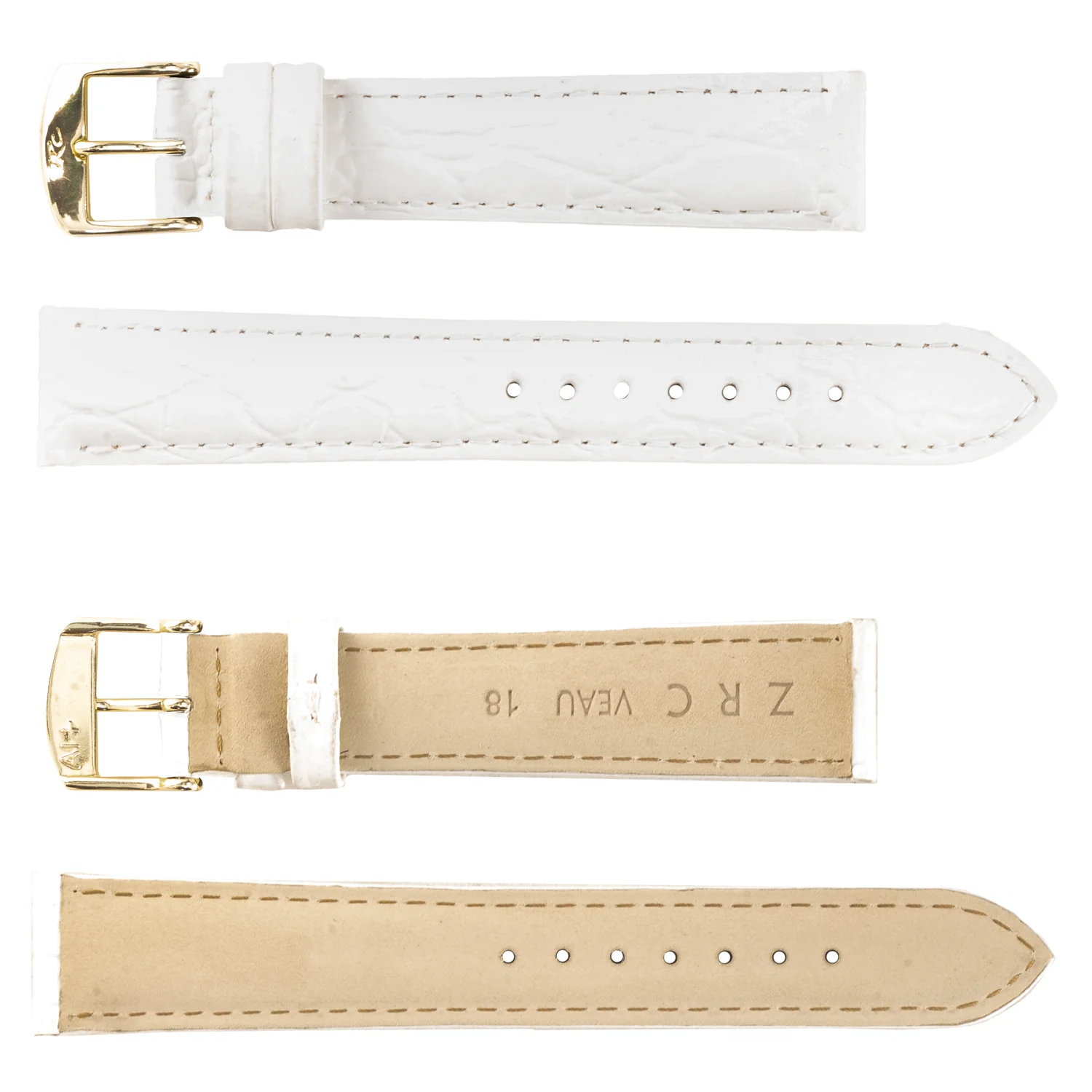ROCHET ZRC No. 639 Crocodile Grain Fine Leather Straps (10mm~22mm) - Image 4